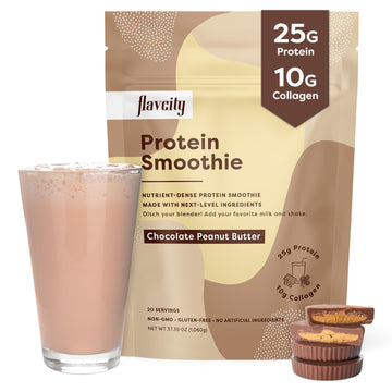 FlavCity Protein Powder Smoothie, Chocolate Peanut Butter - 100% Grass-Fed Whey Pro FlavCity Au supplements
