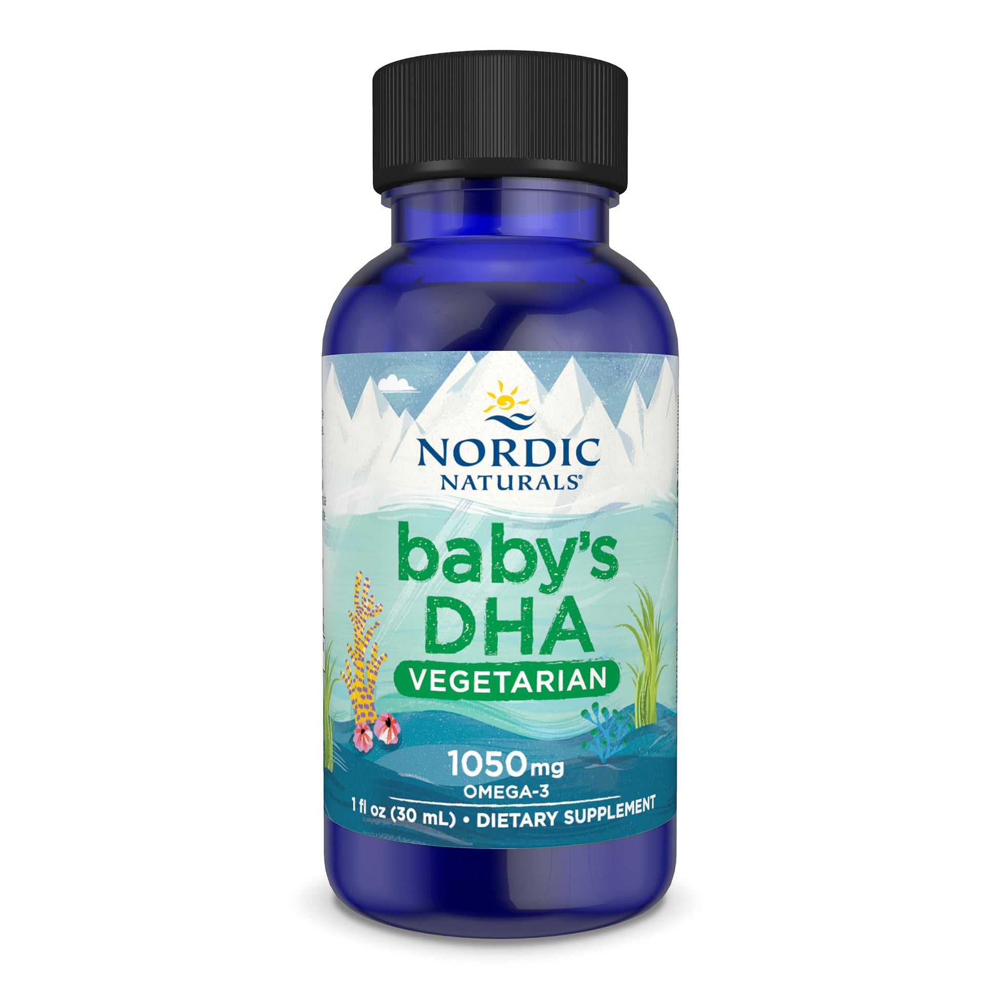 Nordic Naturals Baby’s DHA Vegetarian, Unflavored - 1050 mg Plant-Based Omega-3-1 oz - Supports Brain & Vision Development in Babies - Non-GMO, Vegan - 15 Servings Nordic Naturals Au supplements
