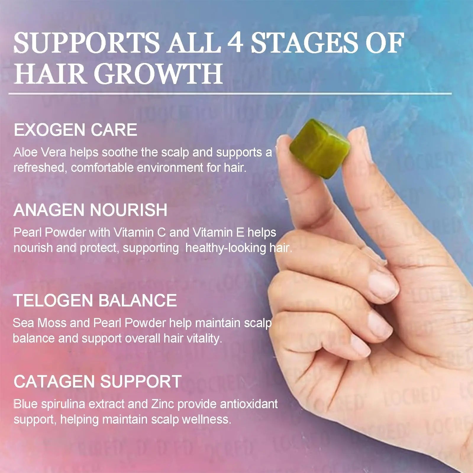 Giamau Revive Hair Gummies, Sea Moss Gummies, Natural Nutrient Blend for Hair Health Support – Gluten-Free, No Harsh Chemicals, 60 Gummies (1) Giamau Au supplements