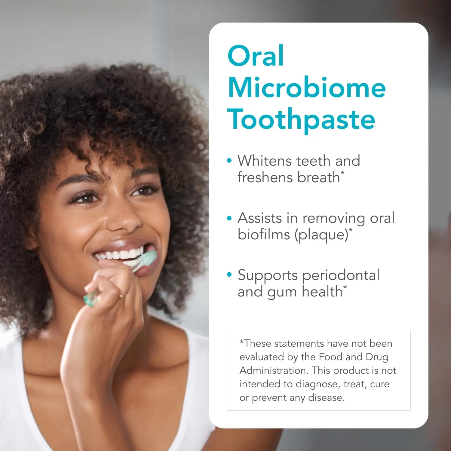 Biocidin Dentalcidin Fluoride Free Teeth Whitening Toothpaste for Adults - Plant-Based Toothpaste - Promote a Healthy Oral Microbiome, Remove Biofilm Plaque (3 Oz) Bio-Botanical Research Au supplements