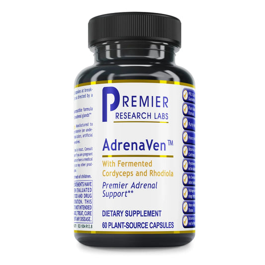 Premier Research Labs 30 Servings-AdrenaVen - Adrenal Health Supplement, Supports Adrenal Gland Health and Stress Response - Organic Adrenal Health - 60 Plant-Source Capsules Premier Research LabsAU supplements