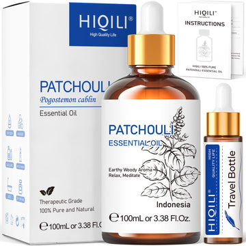 HIQILI Patchouli Essential Oil 100ML, Pure Natural, for Perfume Making, Diffuser and Skin HIQILI Au supplements