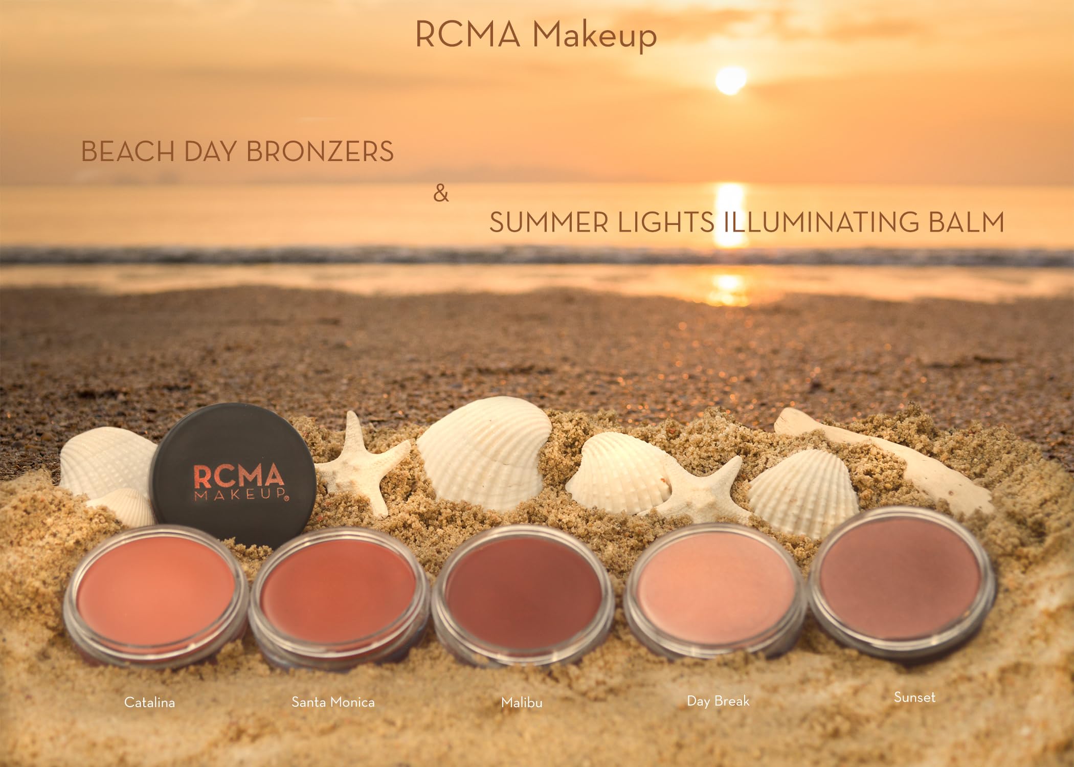RCMA Beach Day Bronzers | Cream to Powder | Sunny Appearance | Ultra Smooth Texture | Catalina .42oz RCMA Au supplements