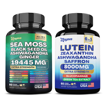 Zoyava Sea Moss 16-in-1 and Lutein 6-in-1 Bundle Zoyava Au supplements