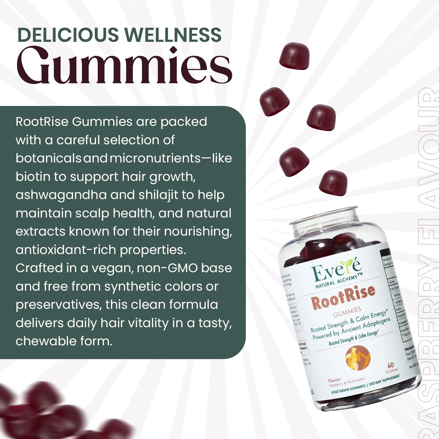 The EverÉ Natural Alchemy Evere RootRise Gummies - Shilajit + Ashwagandha Gummies The EverÉ Natural Alchemy Au supplements