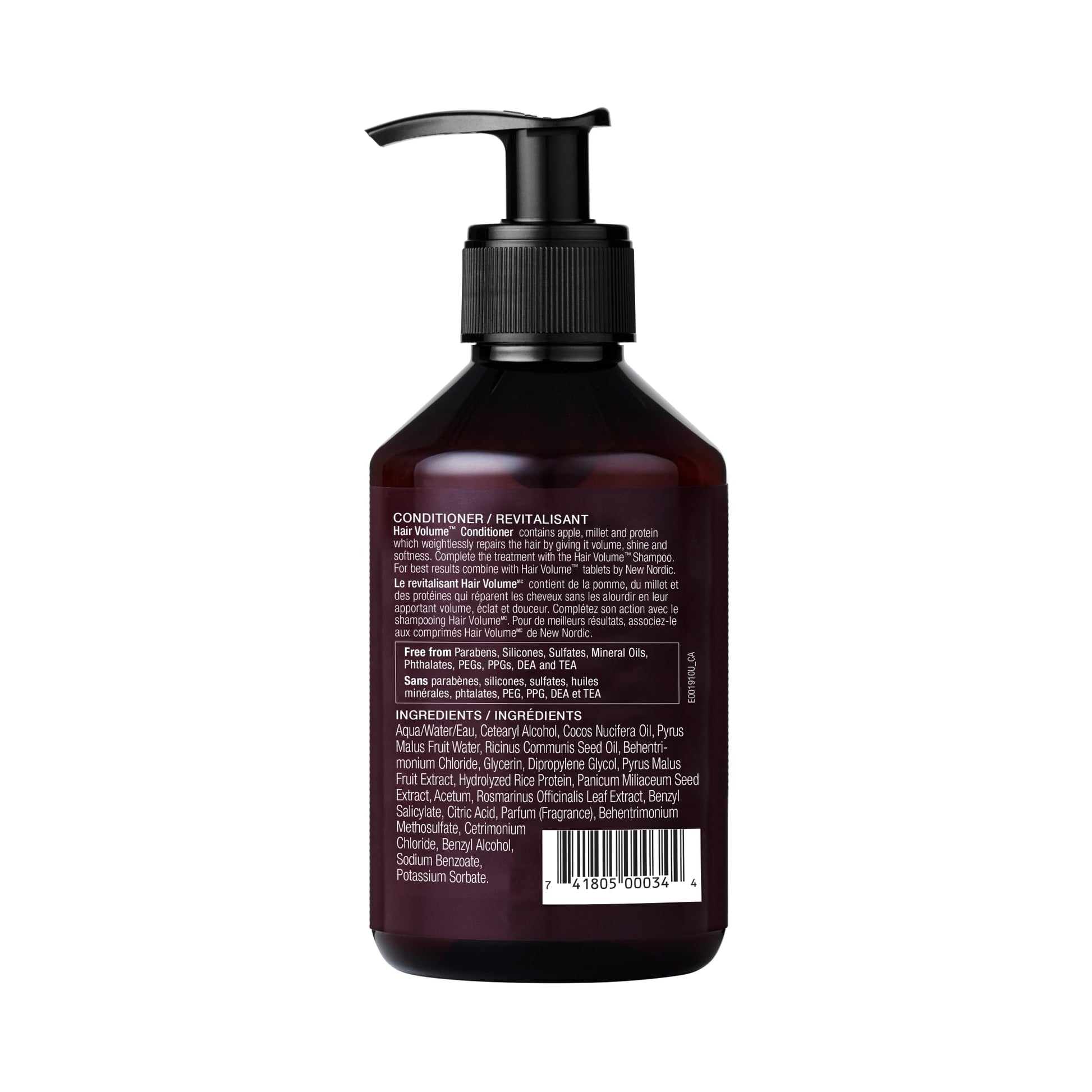 New Nordic Hair Volume Conditioner, Creamy Herbal Recipe to Weightlessly Hydrate, Volumize, Soften & Shine, Vegan, Clean Ingredients, 8.5 Fl Oz NEW NORDIC Au supplements