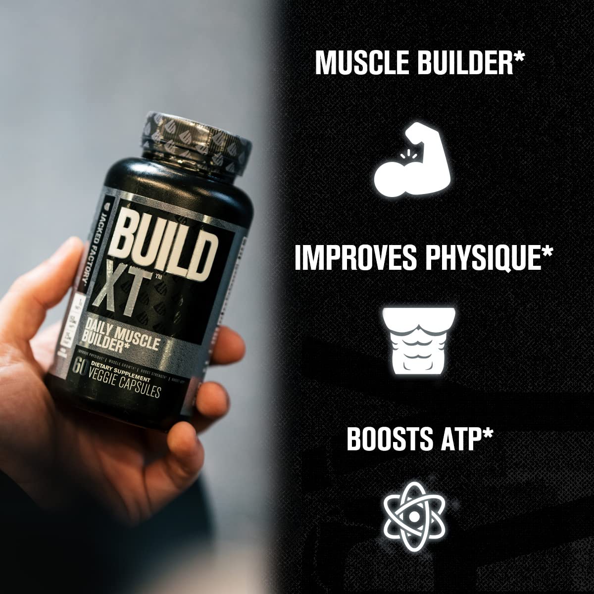 Jacked Factory Nitrosurge Pre-Workout in Arctic White & Build XT Muscle Building Bundle Jacked Factory Au supplements