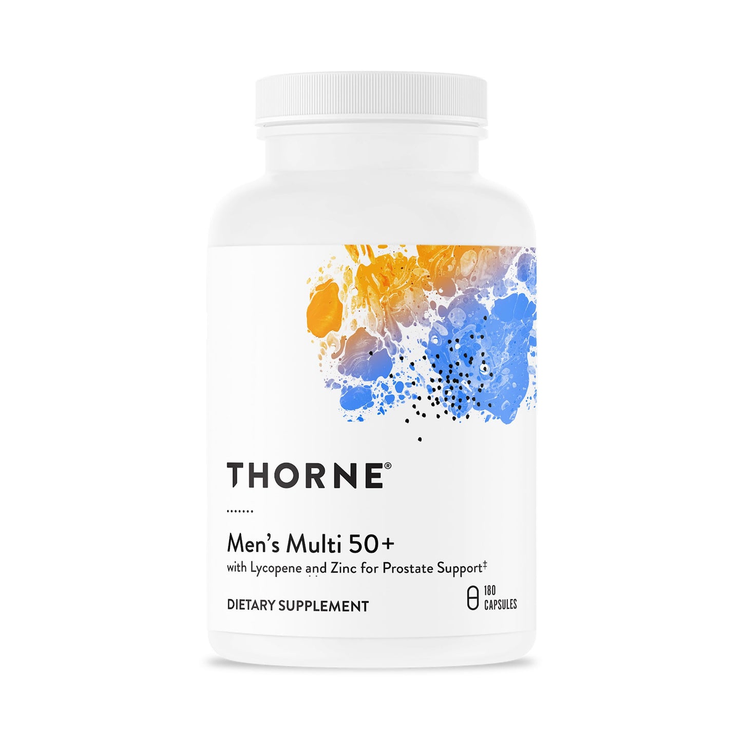 THORNE - Men's Multi 50+ - Comprehensive Daily Multi with Vitamins A, B6, B12, C, D, E, Zinc & More - Support Heart, Brain, Prostate, Muscle & Immune Health* - Third-Party Certified - 180 Capsules THORNE buy supplements Au