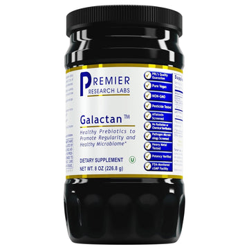 Premier Research Labs Galactan - Larch Arabinogalactan Powder for Men & Women, Prebiotic Fiber Powder for Healthy Gut Microbiome, Larch Tree Extract, Calcium - 8 oz Premier Research Labs Au supplements