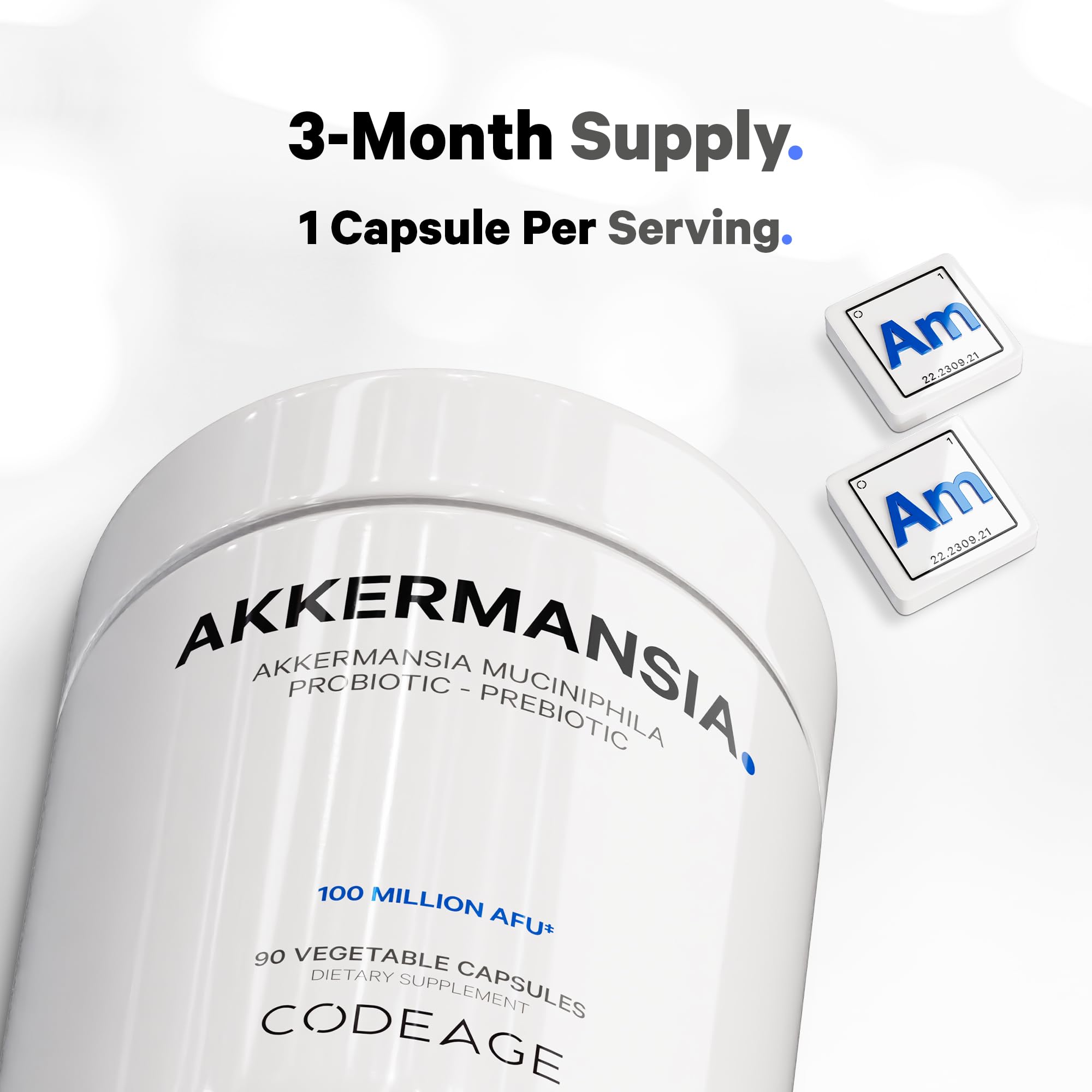 Codeage Akkermansia Muciniphila Probiotic Supplement - 3-Month Supply of Akkermansia Codeage Au supplements