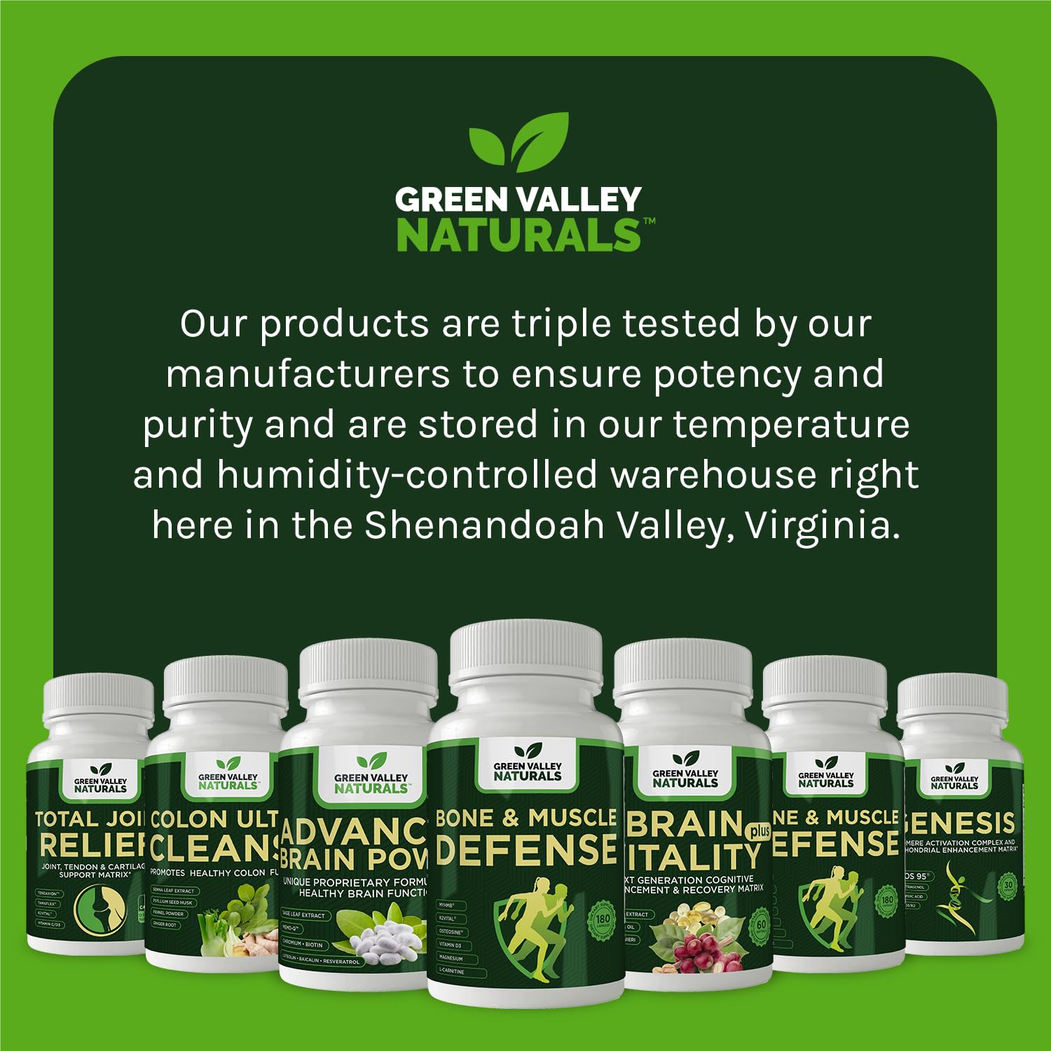 Green Valley Naturals Bone & Muscle Defense Supplement – Bone Health, Muscle Support & Joint Mobility Formula with MyHMB, Magnesium, Vitamin D3 & L-Carnitine for Daily Wellness, 60 Capsules GREEN VALLEY NATURALS Au supplements