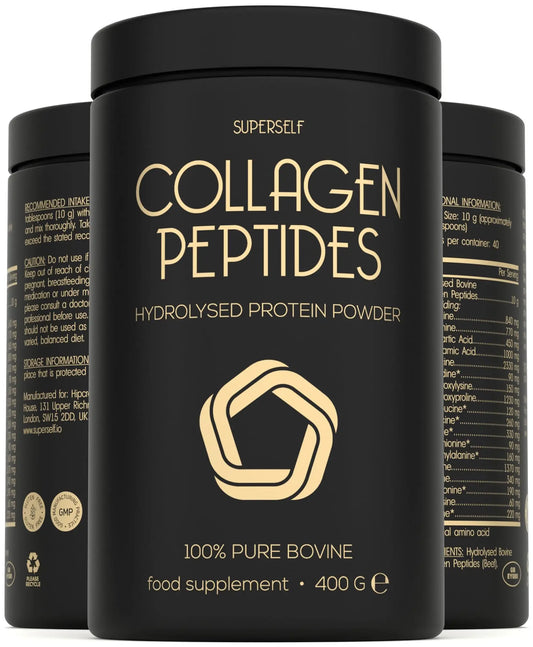 Premium Collagen Powder - Collagen Supplements for Women & Men - Pure Bovine Collagen Peptides 400g SuperSelfAU supplements
