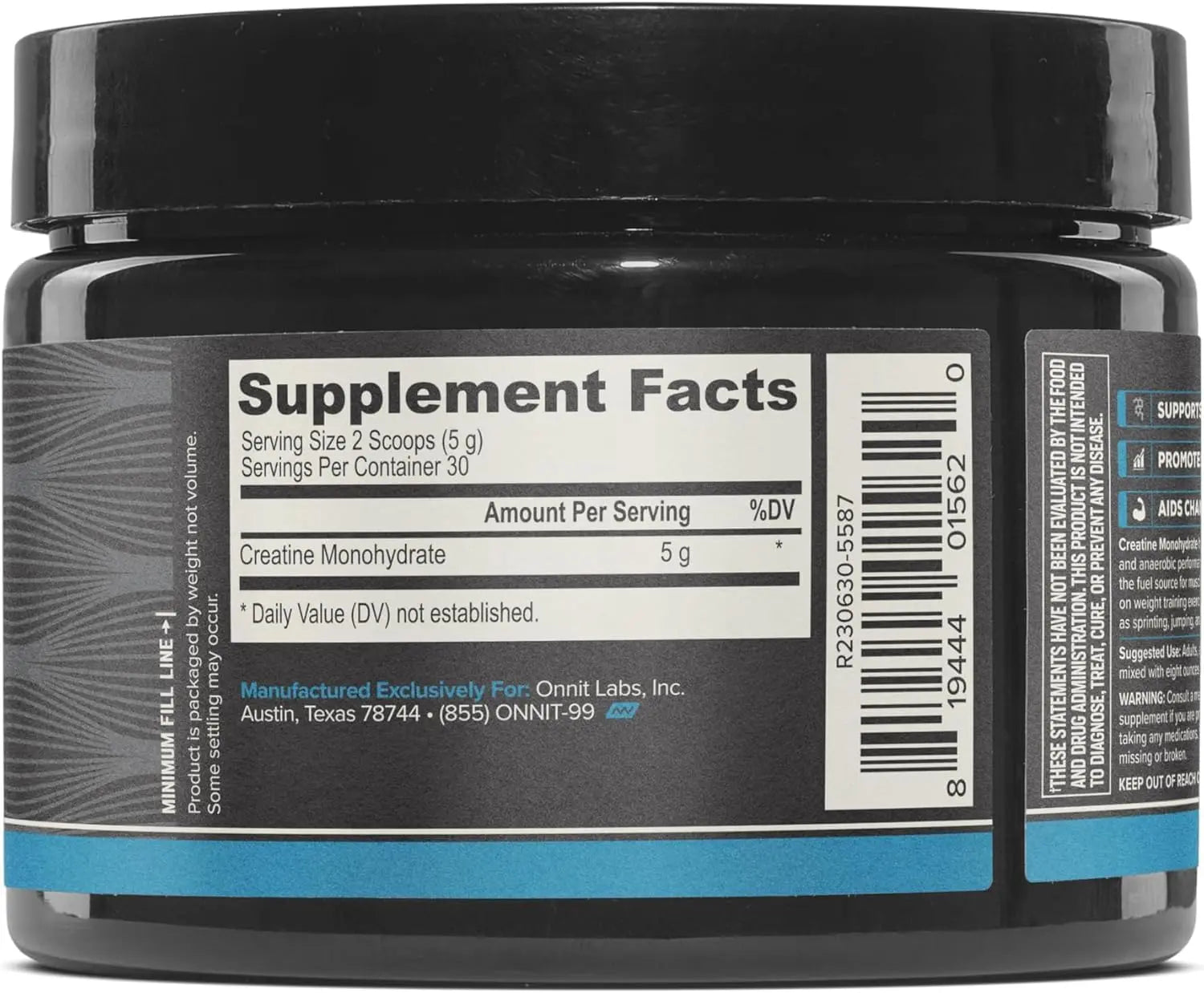 ONNIT Total Wellness & Performance Bundle: Total Human Multivitamin Packs (30-Day Supply) + Creatine Monohydrate Powder (30 Servings) ONNIT Au supplements