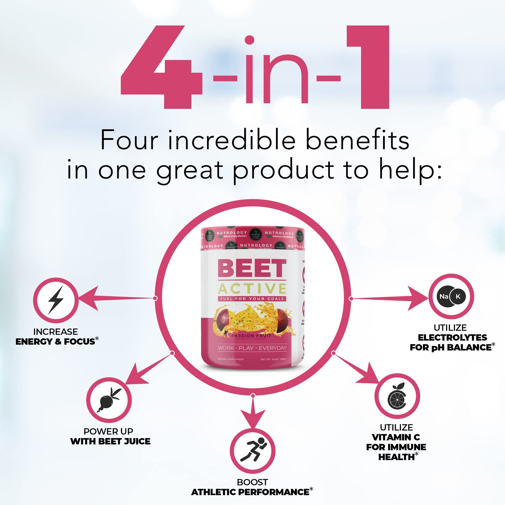 Nutrology Beet Active, Natural Pre-Workout Powder, Supports Energy, Endurance & Nitric Nutrology Au supplements