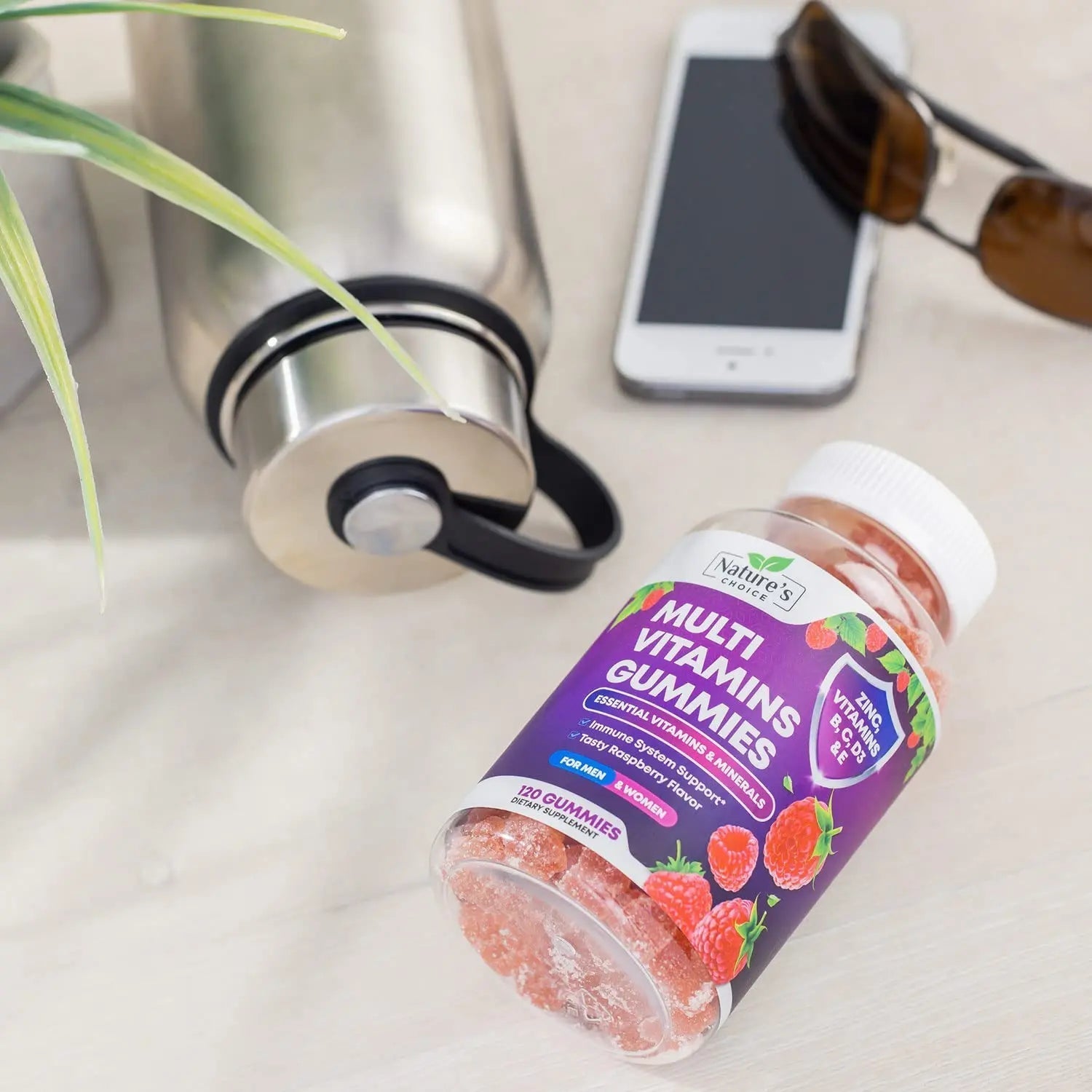 Multivitamin Gummies for Adults - Complete Adult Multivitamins Gummy with Essential Vitamins A, C, D, E, & High Potency B12 for Women & Men Nature's Choice Au supplements
