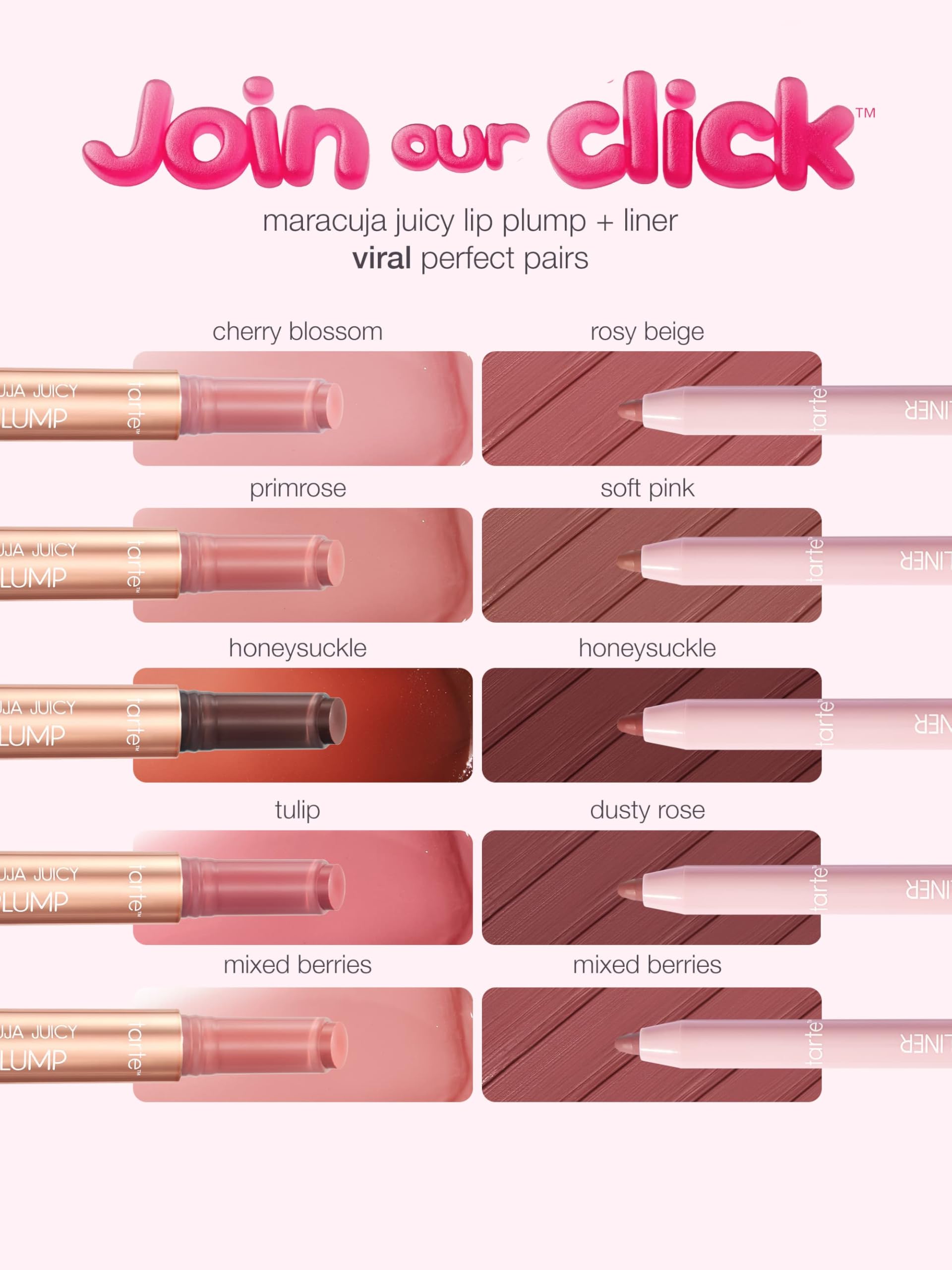 tarte maracuja juicy lip plump – Hydrating & Volumizing Lip Plumper Gloss Balm with Nourishing Hyaluronic Acid, Plumps & Moisturizes, Vegan & Cruelty-Free, full size, cherry blossom tarte Au supplements