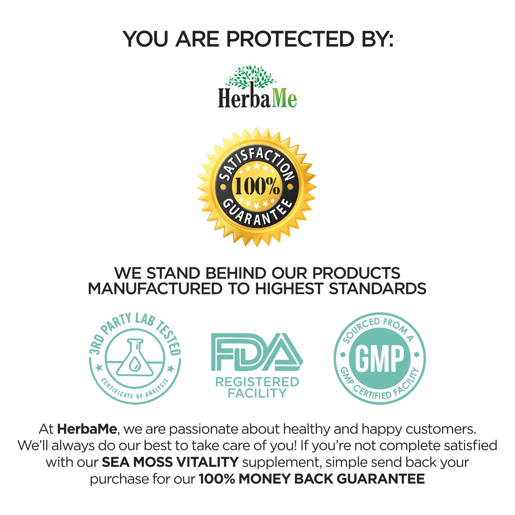 HerbaMe Organic Irish Sea Moss with Bladderwrack, Burdock Root & Black Pepper Extract HerbaMe Au supplements