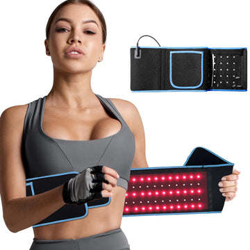 Red Light Infrared Therapy Belt: Pain Relief Device LED Red Light Therapy Lamp Near Body Large Pad Wrap ADVARAYS Au supplements
