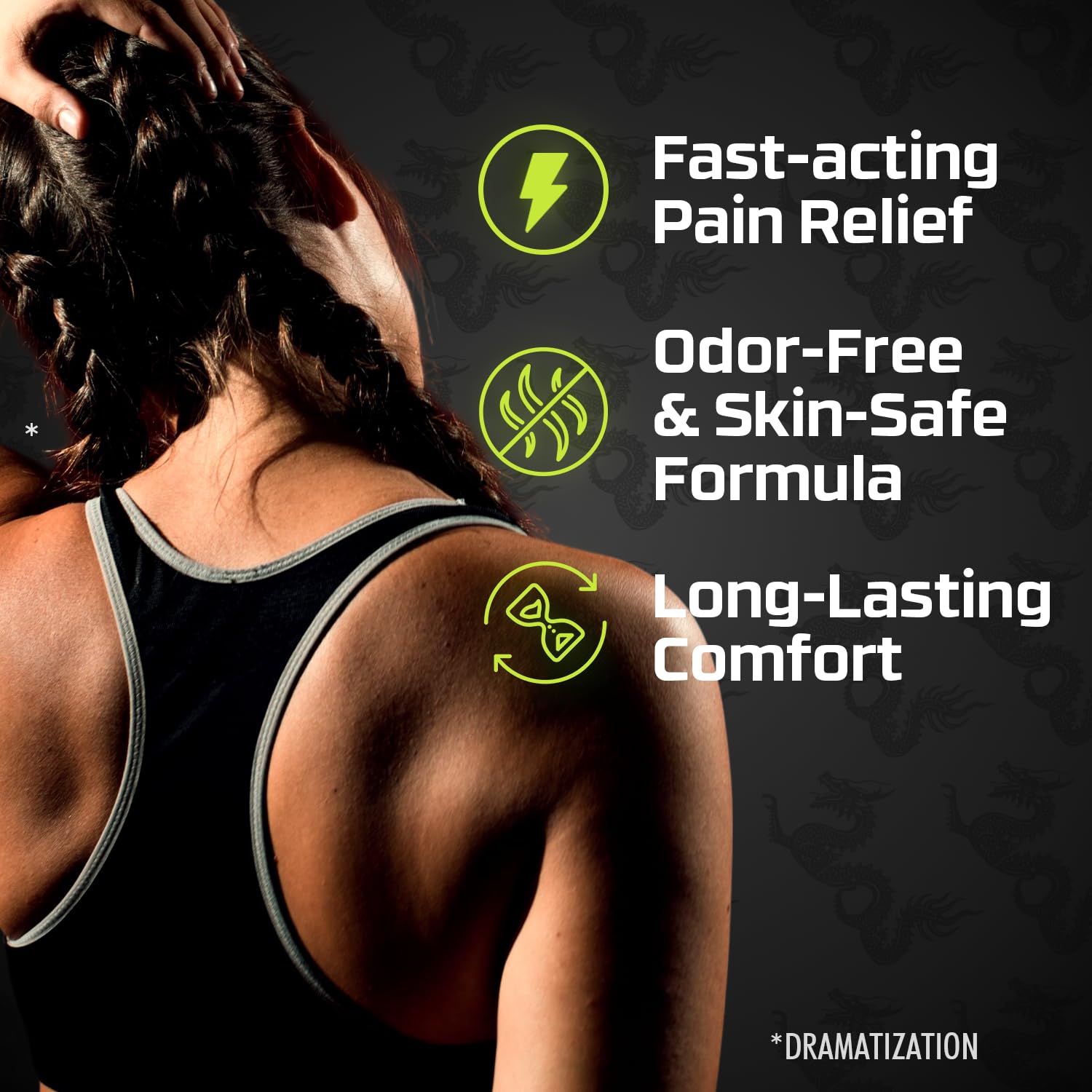 Dragon Numbing Cream Lidocaine 4% Maximum Strength Numbing Cream, Topical analgesic with Lidocaine for Muscle Relief, Pain Cream for Knees and Feet, 2.7 Oz DRAGON Au supplements