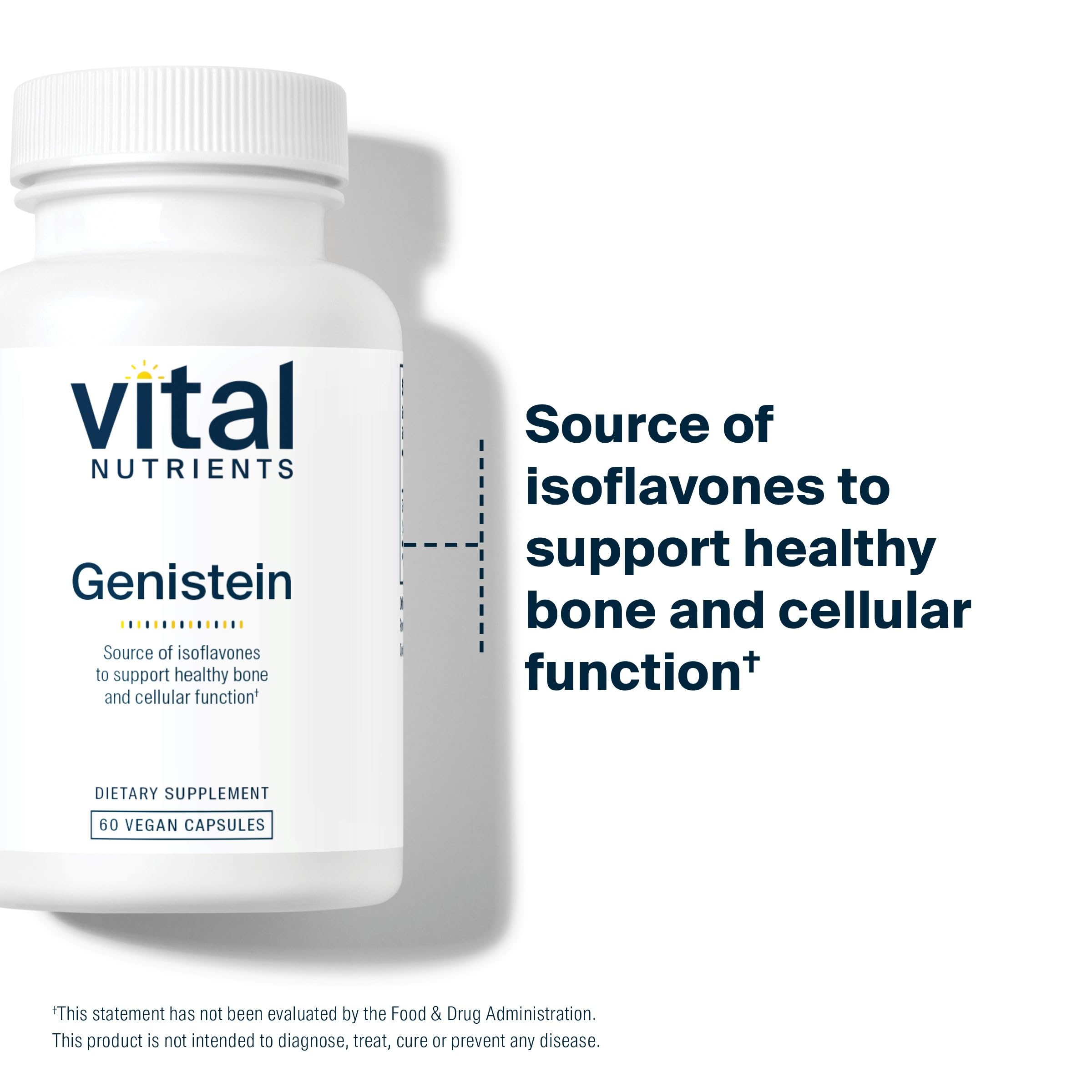 Vital Nutrients Genistein | Easily Absorbed Isoflavones for Bone Health Support Vital Nutrients Au supplements