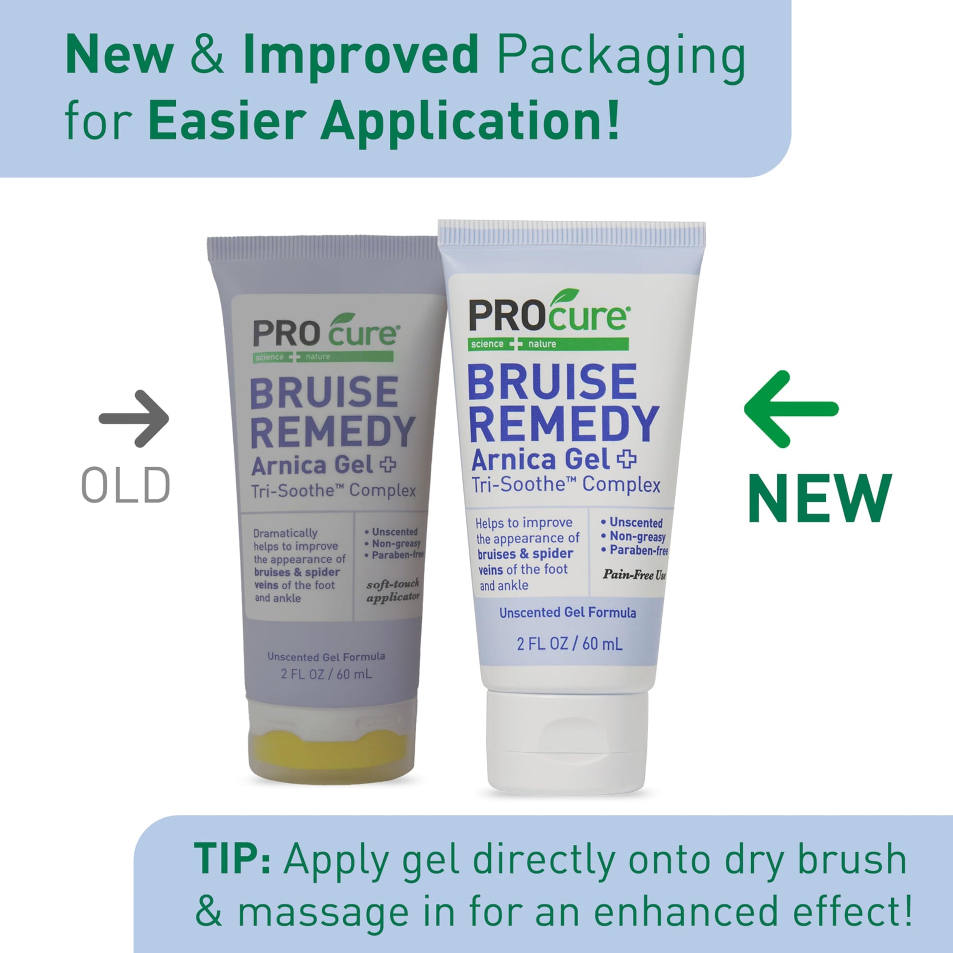 PROcure Arnica & MSM Bruise Remedy Gel – Paraben-Free, Unscented Arnica Montana Gel for Bruising, Spider Veins & Skin Discoloration – 2 Pack PROcure Au supplements