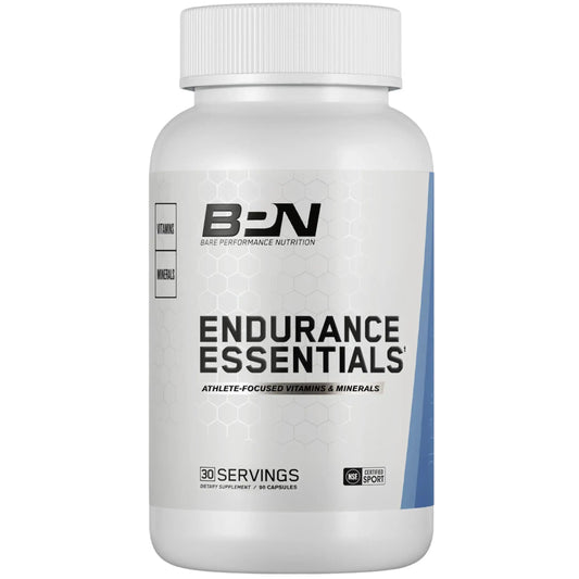 BARE PERFORMANCE NUTRITION Endurance Essentials | Endurance Athlete Daily Multivitamin | NSF Certified for Sport | Supports Energy, Muscle Function BARE PERFORMANCE NUTRITIONAU supplements