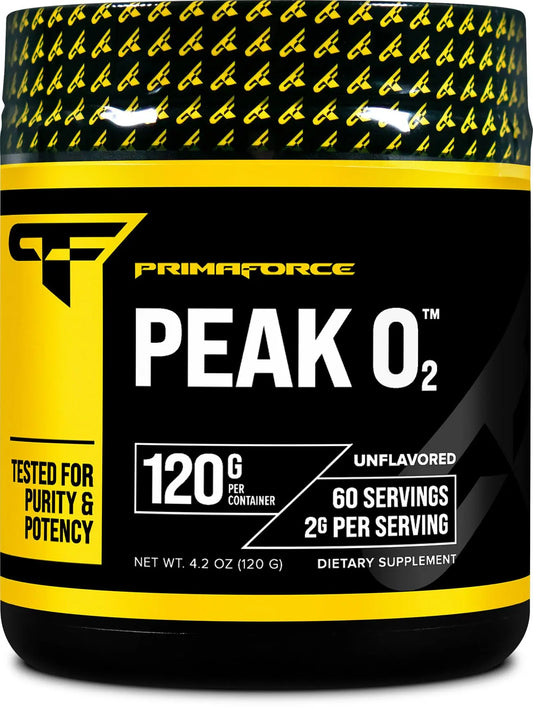 PrimaForce Peak O2 Workout Supplement, 120 Grams - Proprietary Blend, Non-GMO, Vegan and Gluten Free PrimaforceAU supplements