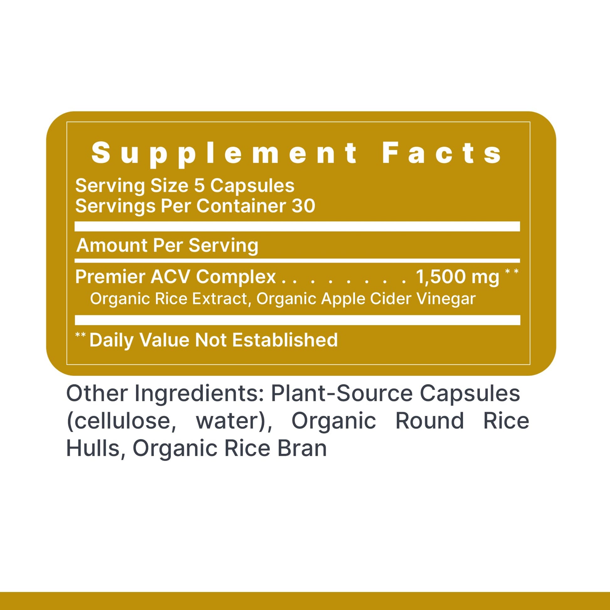 Premier Research Labs Apple Cider Vinegar Capsules - ACV Capsules, Apple Cider Vinegar Pills, Supplement for Digestion, pH Balance, Microbiome Health for Women and Men - 150 Vegetarian Capsules Premier Research Labs Au supplements