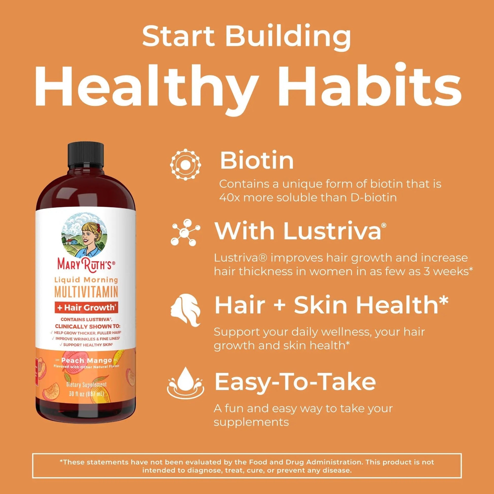 MaryRuth Organics Morning Multivitamin Hair Growth Bundle MARYRUTH'S Au supplements