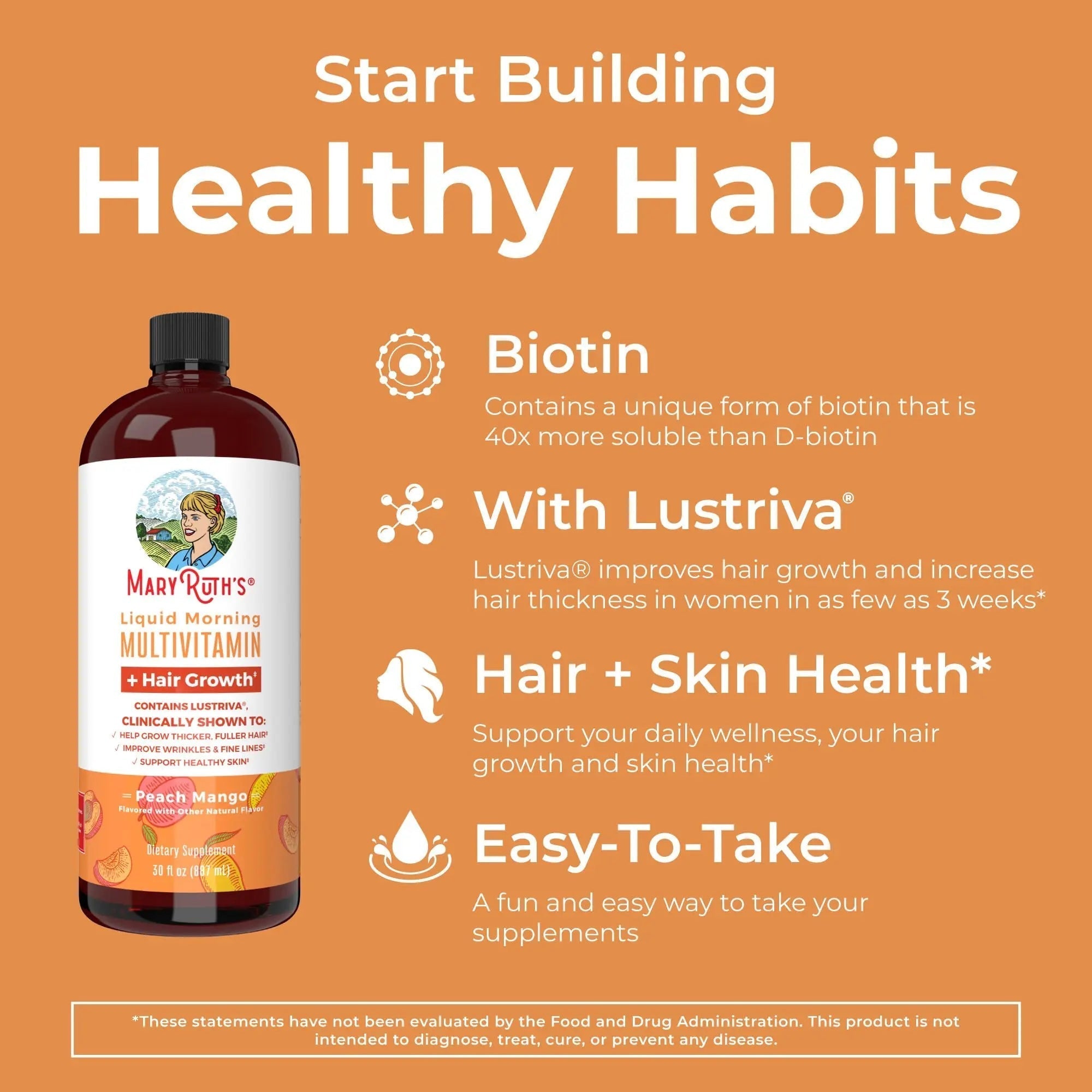 MaryRuth Organics Morning Multivitamin Hair Growth Bundle MARYRUTH'S Au supplements