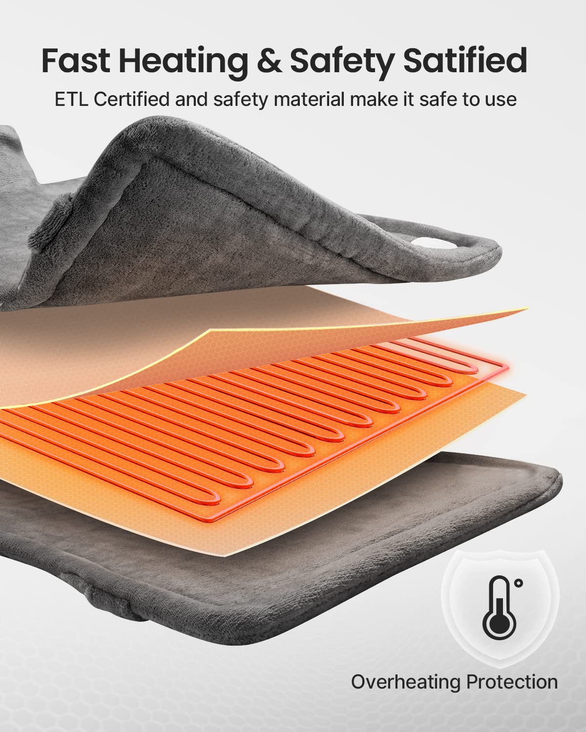 RENPHO Weighted Heating Pad for Back Pain Relief, FSA HSA Eligible, Electric Heat Pads RENPHO Au supplements