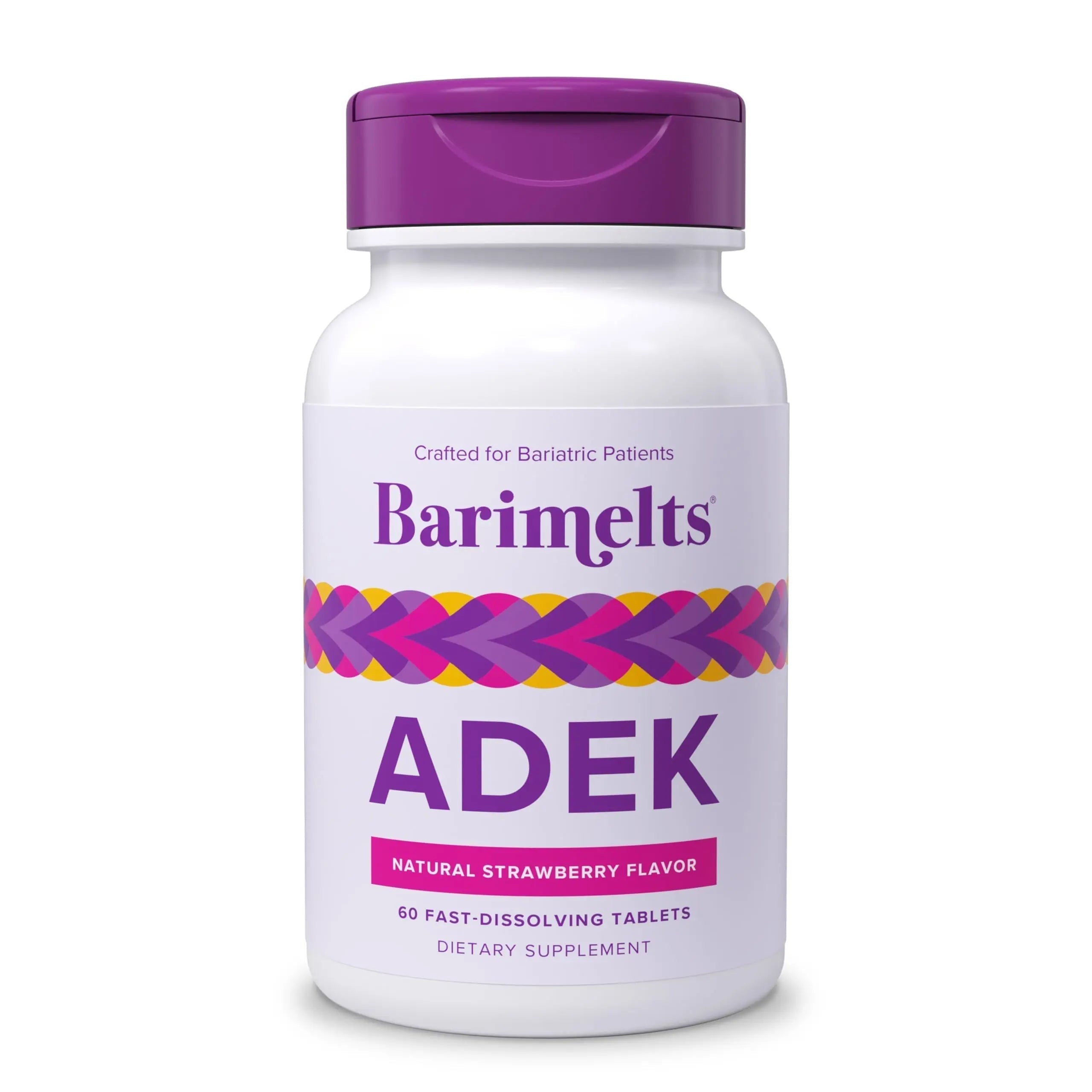 Barimelts ADEK - 60 Fast-Dissolving Tablets (2-Month Supply) - Sugar-Free Bariatric Vitamins for Women Including Vitamin A, Vitamin D, Vitamin E BariMelts Au supplements