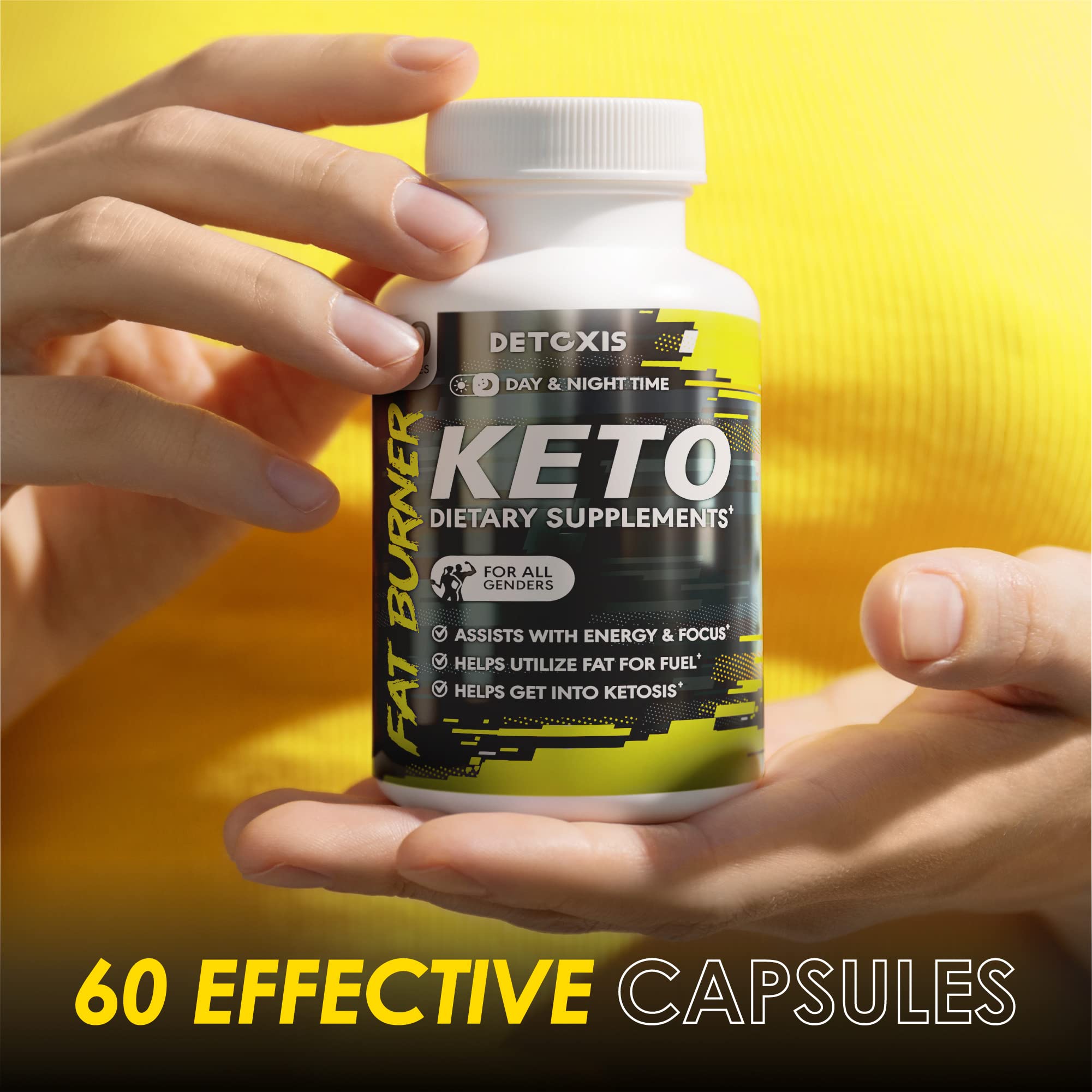 Keto Pills - 60 Ketogenic Diet Support Capsules - Keto Weight Management - Increase Detoxis Au supplements