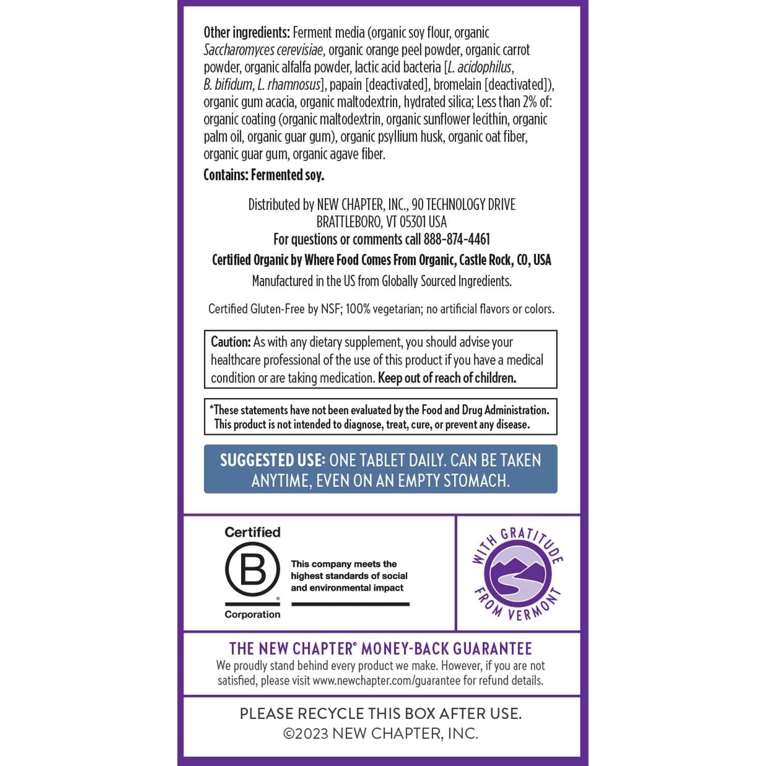 New Chapter Multivitamin for Men 50 Plus + Immune Support - Every Man's One Daily 55+ with Fermented Probiotics + Whole Foods + Astaxanthin New Chapter Au supplements
