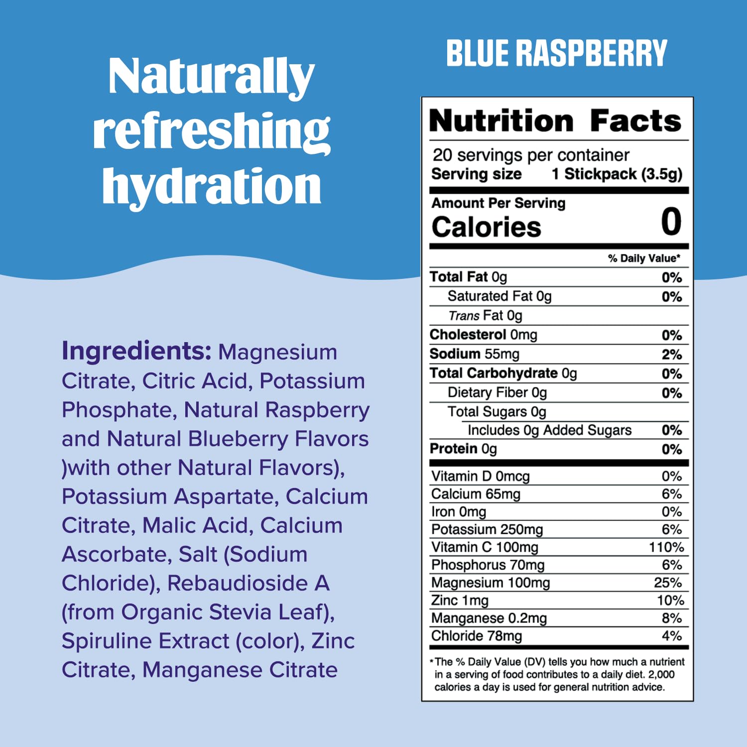 Ultima Replenisher Daily Electrolyte Drink Mix – Blue Raspberry, 20 Stickpacks – Hydration Ultima Replenisher Au supplements