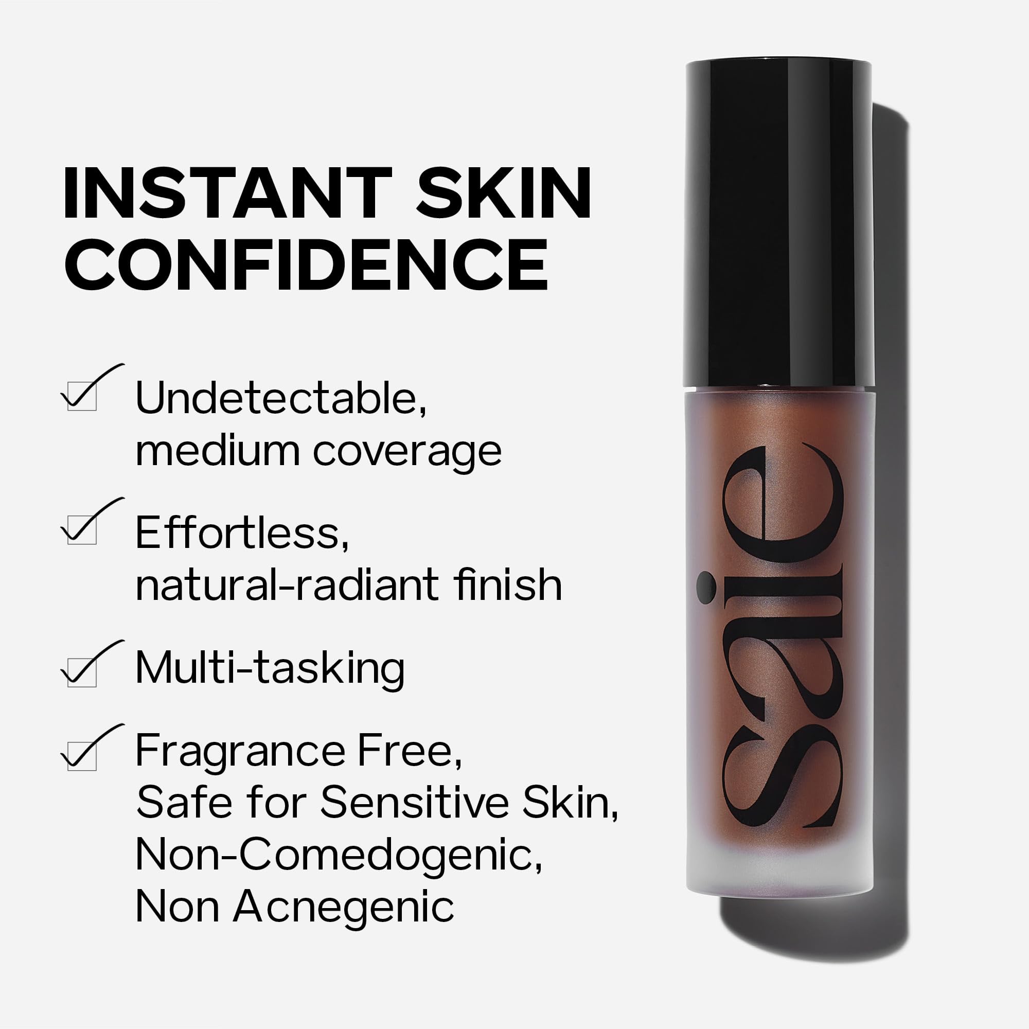 Saie Slip Tint Radiant Cream Concealer & All-Over Face Makeup - Concealer for Dark Circles, Redness & Blemishes - Lightweight Makeup Made with Hydrating Hyaluronic Acid - Shade 7 (0.17 oz) Saie Au supplements