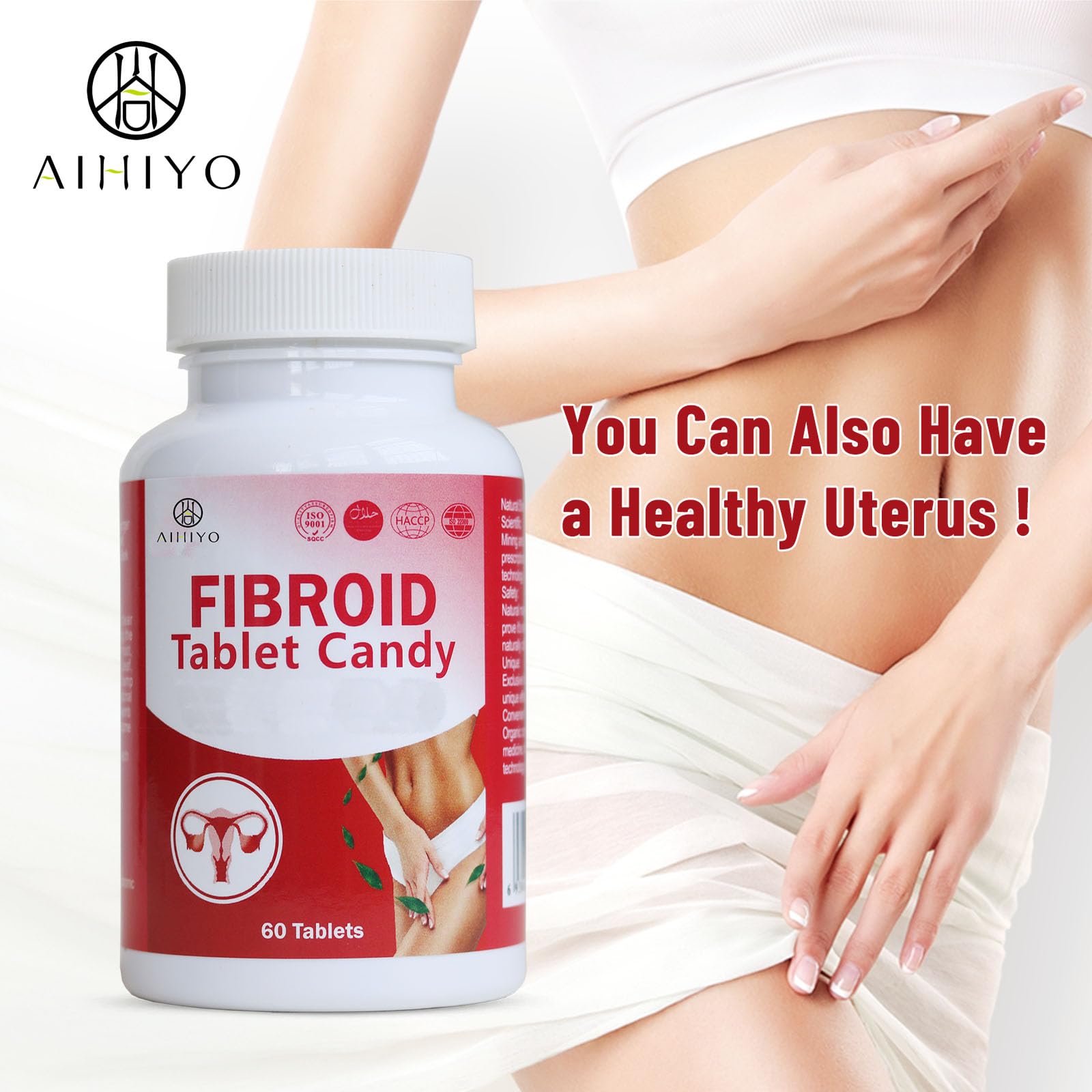 AIHIYO Herbal Tablets for Women's Wellness, 1000mg Pill Supplement, Supports Menstrual Comfort & Hormonal Balance, 60 Tablets AIHIYO Au supplements