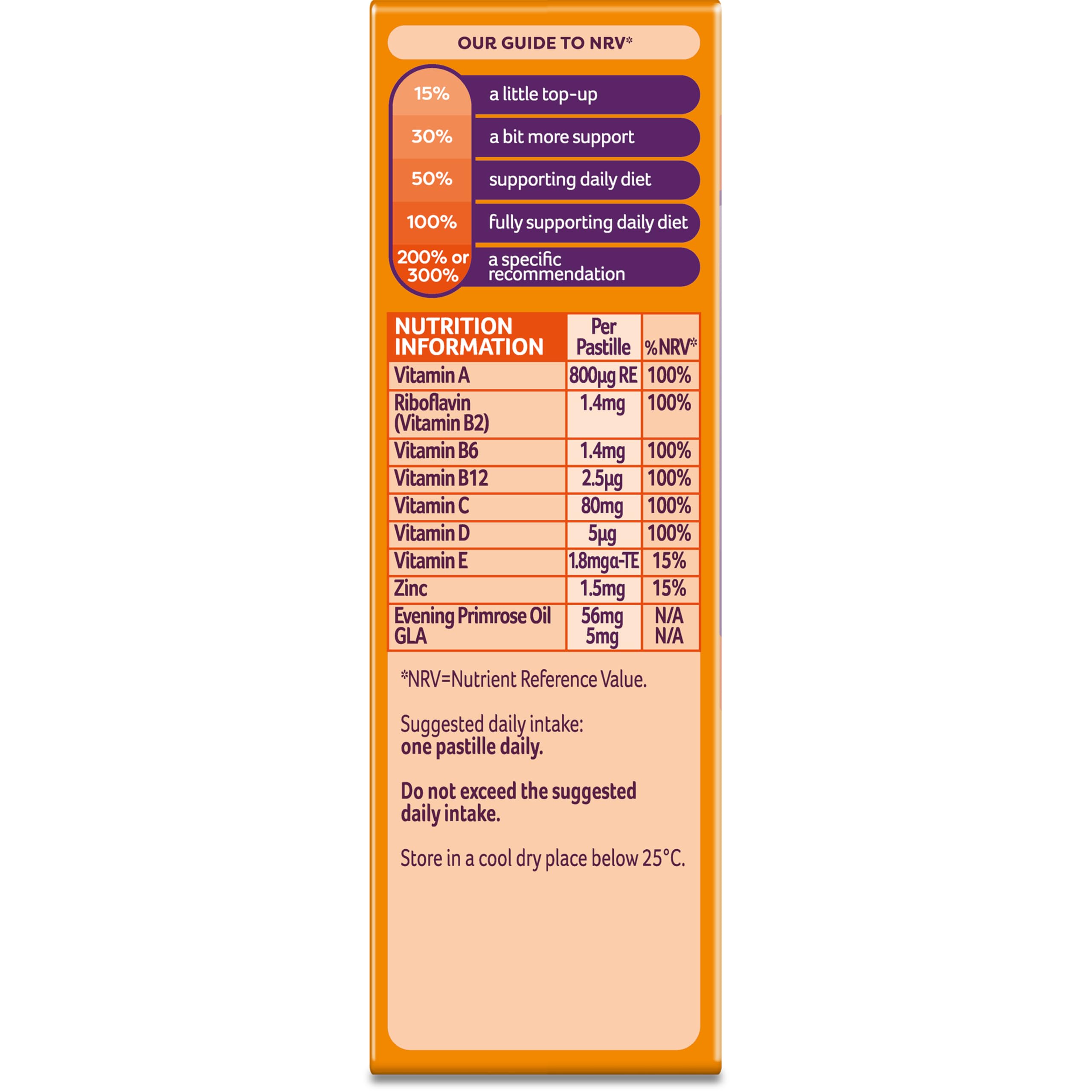 Bassetts Vitamins 12-18 EPO Orange & Passion Fruit 30's, 94.2 g, Orange and passionfruit Bassetts Vitamins Au supplements