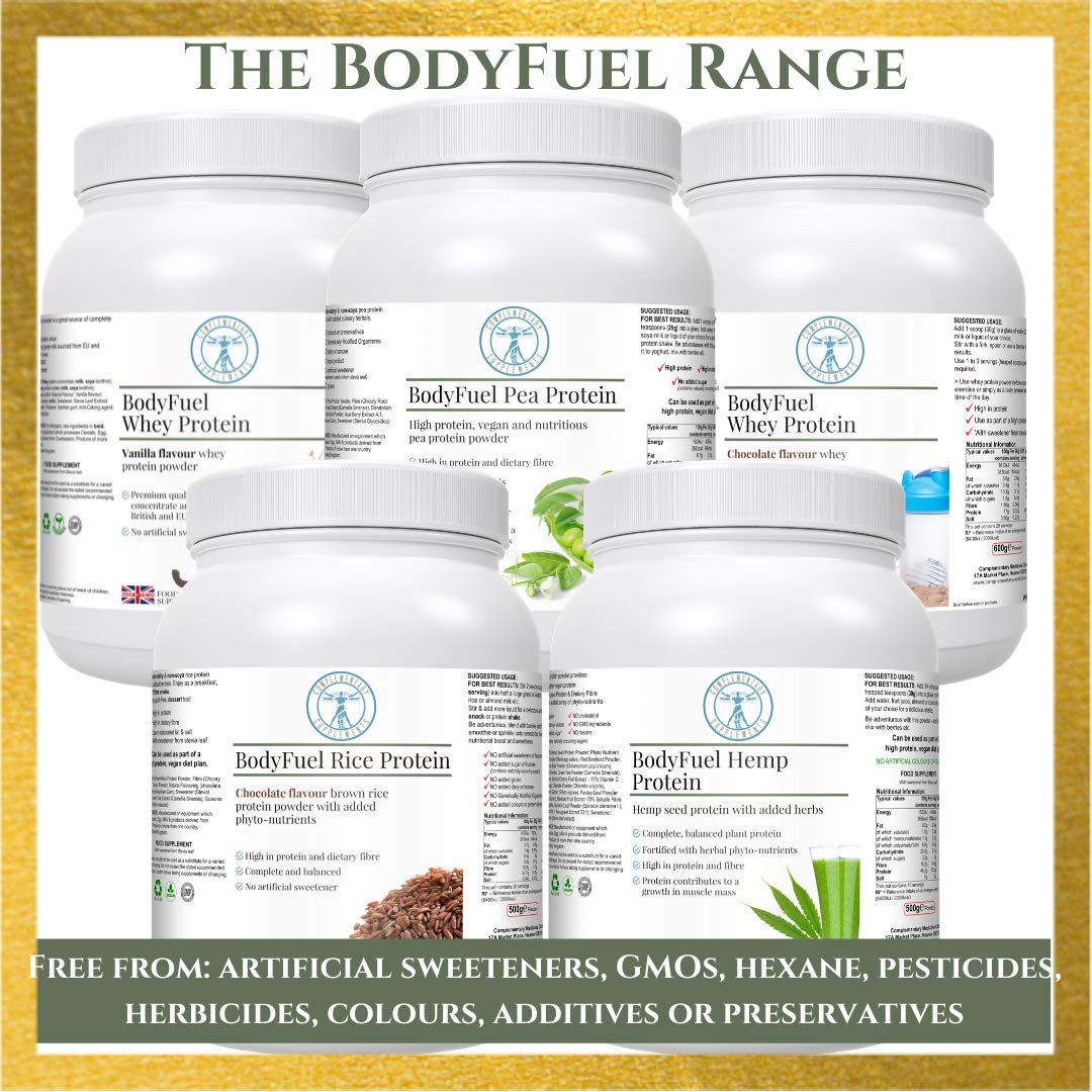 Complementary Supplements - BodyFuel Hemp Protein Powder Plus 14 Superfoods & Phytonutrients Complementary Supplements Au supplements
