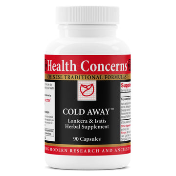 Health Concerns Cold Away - Immune Support & Defense - Vitamin Supplement for Flu Relief & Colds - Immunity System Booster - Licorice Root, Dong Quai, Chinese Skullcap & Andrographis - 90 Capsules Health Concerns Au supplements