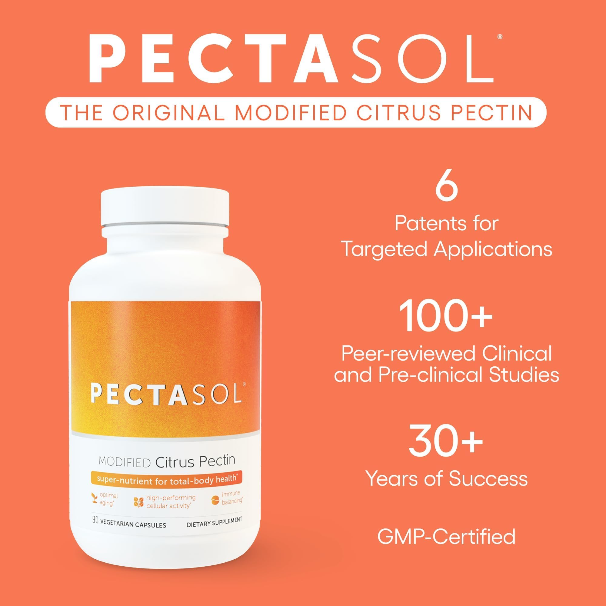 PectaSol Modified Citrus Pectin – 454g Powder – Total-Body Health Supplement to Support the Heart, Immune System, Inflammation Response & Healthy Aging + Maintain Healthy Galectin-3 Levels EcoNugenics Au supplements