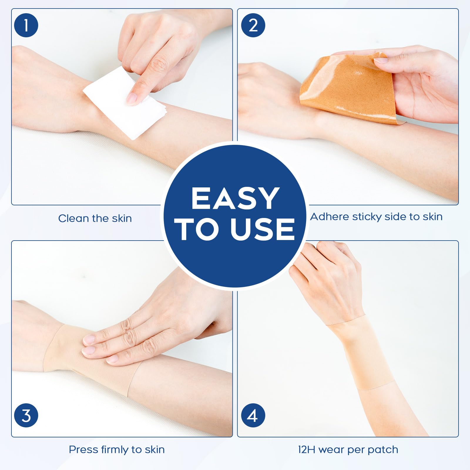 Uposiut Lidocaine Patches, Maximum Strength Lidocaine Patches (40 Patches), for Muscle Pain Relief in The Back, Shoulders, Neck, Knees, and Anks, 12 Hour Pain Relief-G002 Uposiut Au supplements