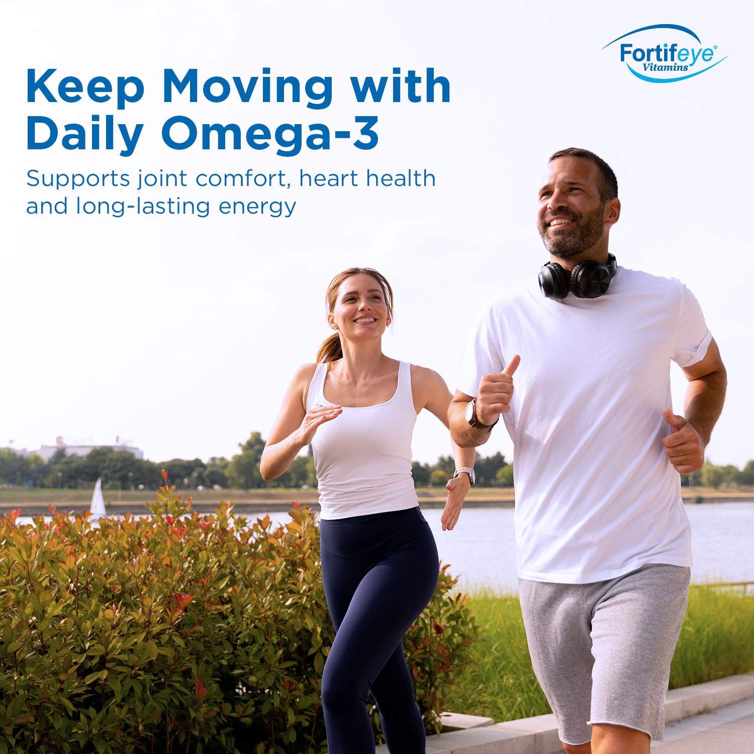 Super Max Omega-3 Fish Oil 2400 mg 30 Days, 60 Capsules - High Potency Fish Oil Omega 3 Supplements for Women & Men, Triglyceride Form with EPA and DHA Supplements No Fishy After Taste Lemon Flavor Fortifeye Vitamins Au supplements
