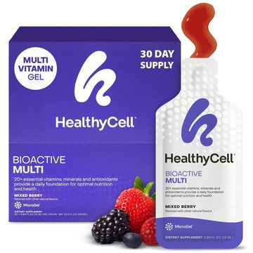 Healthycell Bioactive Daily Liquid Multivitamin for Men & Women – 20+ Essential Vitamins, Minerals & Antioxidants for Brain Healthycell Au supplements