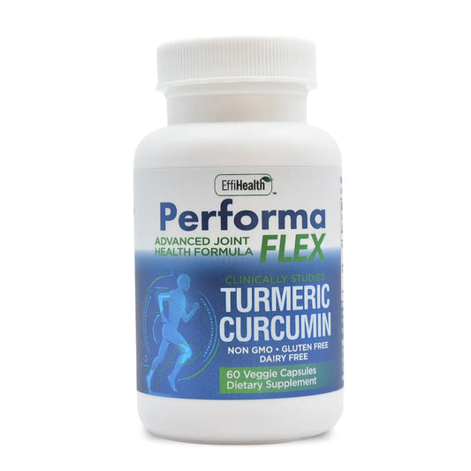 Performa Flex - Joint Support Supplement with Meriva, Turmeric Curcumin, Tart Cherry & Ginger – Ultra High Absorption – Support for Joint Mobility, Joint & Cartilage Health – 60 Capsules Performa FlexAU supplements