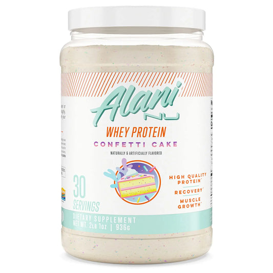 Alani Nu Whey Protein Powder Confetti Cake | 23g Protein with Low Sugar & Digestive Enzymes Alani NuAU supplements