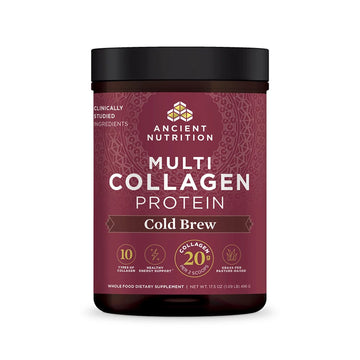 Ancient Nutrition Hydrolyzed Collagen Peptides Powder, Cold Brew Multi Collagen Protein Ancient Nutrition Au supplements