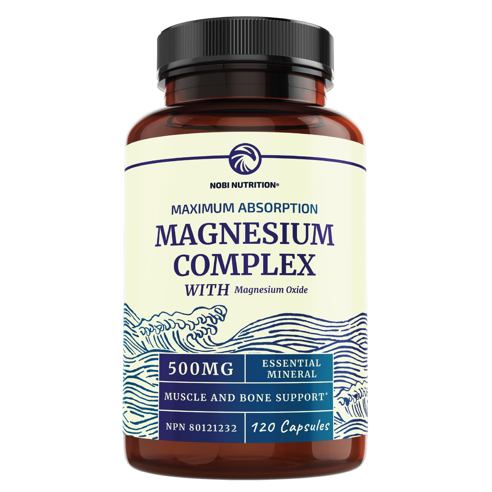 Magnesium Citrate Complex | 500 MG | High Absorption Formula | Calm, Relaxation Nobi Nutrition Au supplements