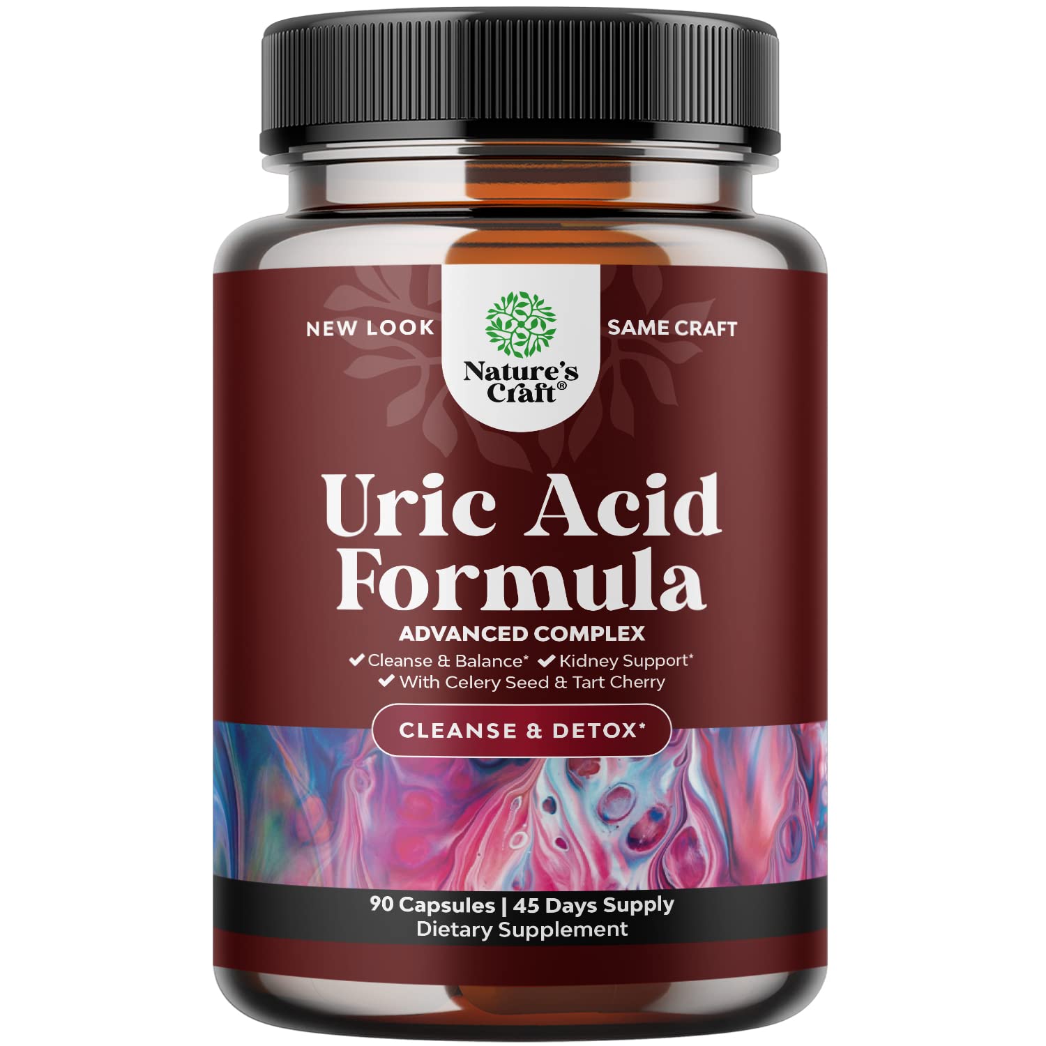 Tart Cherry Capsules for Joint Support and Kidney Cleanse - Daily Uric Acid Detox and Cleanse Natures Craft Au supplements